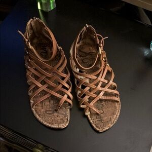 Sam Edelman Guardner sandal mustard gold US7